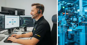 DIENSTLEISTUNG FÜR TECHNISCHER KUNDENDIENST & FERNWARTUNG VON MASCHINEN – EVOMATEC
