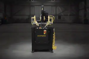 AUTOMATIC MITRE SAW FOR WOOD & WOOD PROFILES WITH STAND EVOM II WOOD