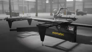 مِنْشَار أَلْوَاح بِطَاوِلَة مُنْزَلِقَة لِقَطْع أَلْوَاح الْخَشَب EVO H3800