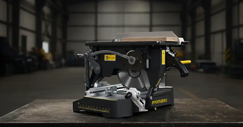 MITER SAW WITH SWIVELING HEAD FOR ALUMINIUM PROFILES EVOCUT 300MT