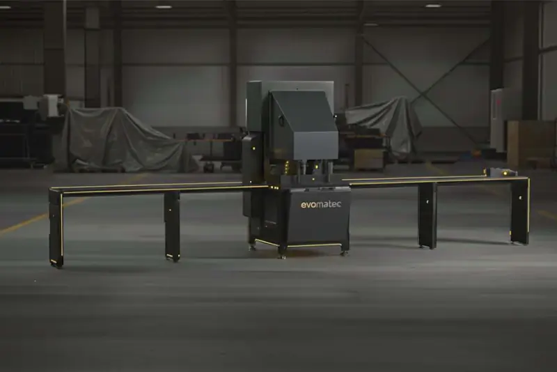 WEDGE CUTTING SAW & NOTCH CUTTING SAW FOR ALUMINIUM PROFILES EVOS