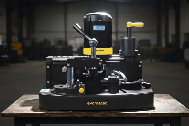 MOBILE END MILLING MACHINE FOR ALUMINIUM PROFILES EVOMILL 100