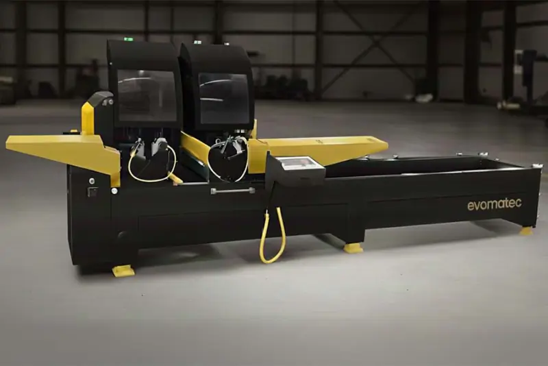 DOUBLE MITRE SAW FOR ALUMINIUM PROFILES EVOG SAW