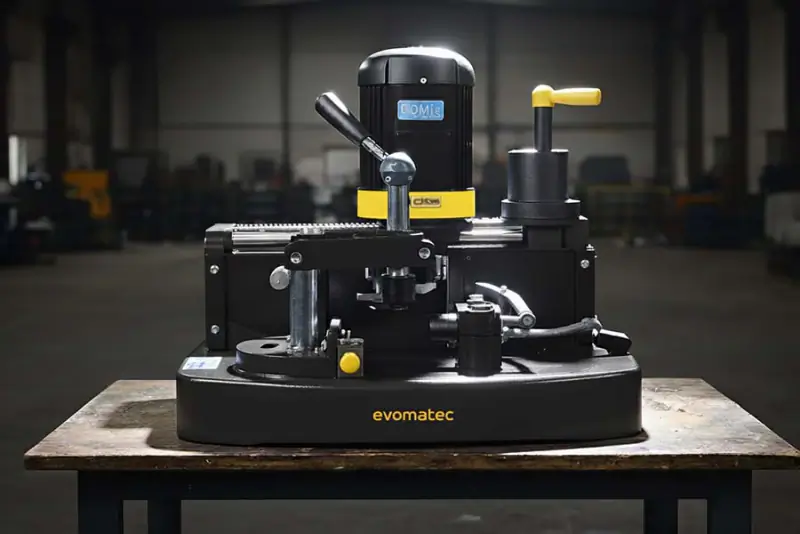 PORTABLE END MILLING MACHINE FOR PVC PLASTIC PROFILES EVOMILL 100