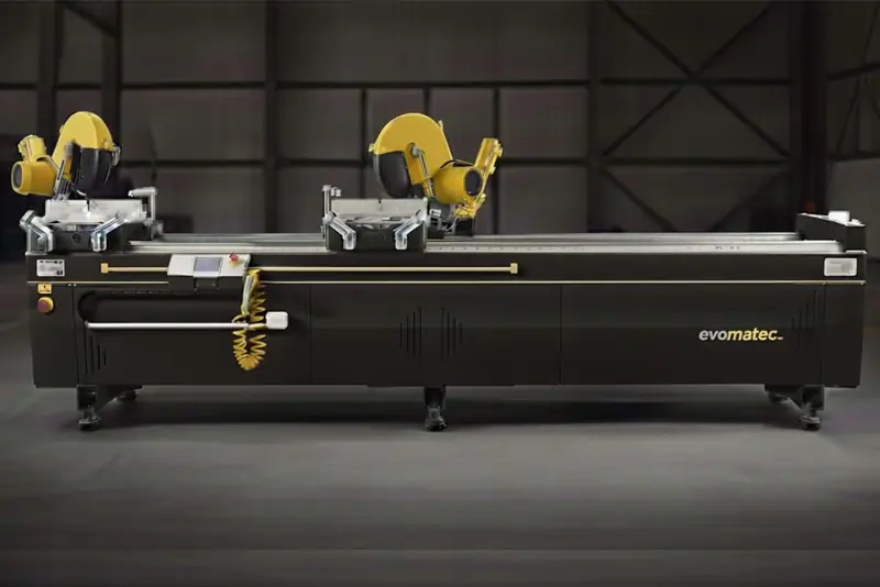 DOUBLE MITRE SAW FOR PVC PLASTIC WINDOW PROFILES EVOG IIA